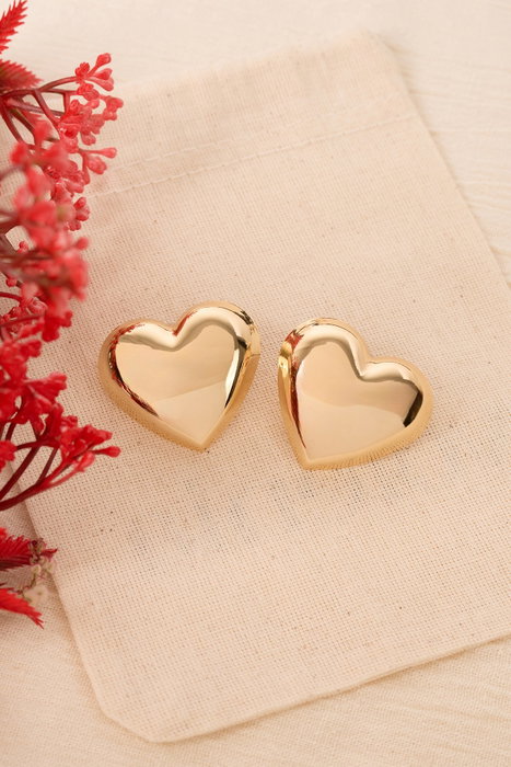 Heliophilia Silver Pendientes de Oro con Recubrimiento de Laca
